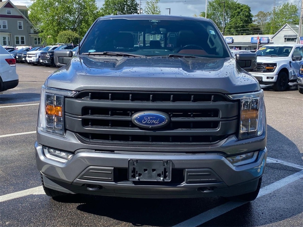 Certified 2021 Ford F-150 Lariat with VIN 1FTFW1E84MKE90434 for sale in South Easton, MA
