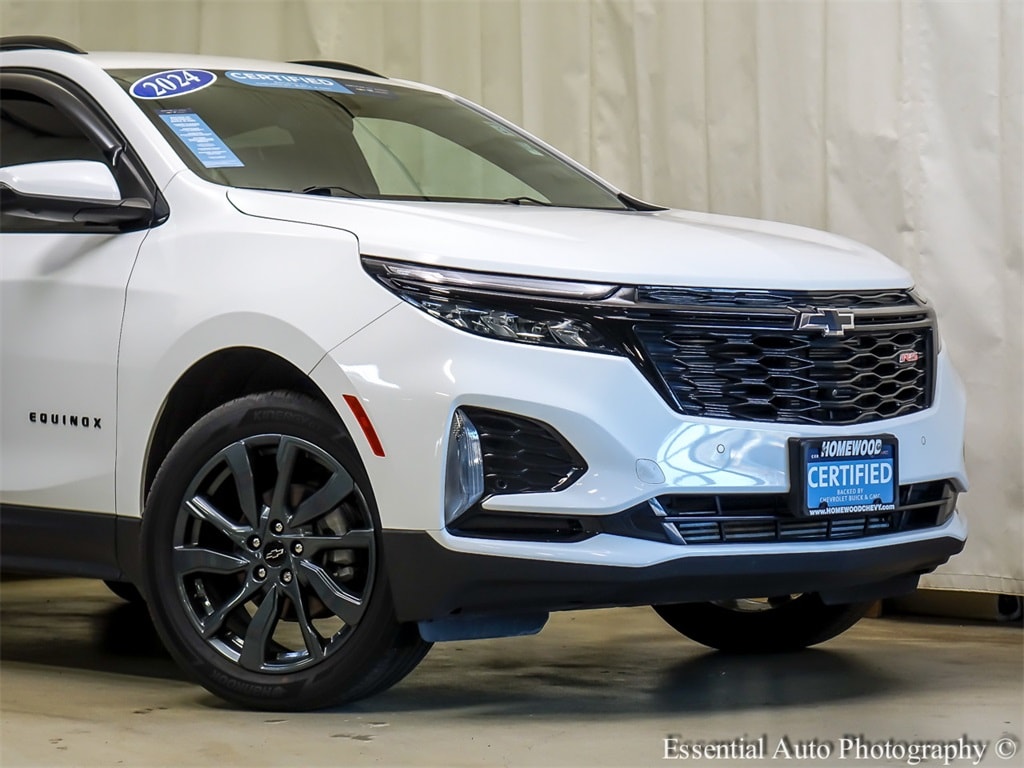 Certified 2024 Chevrolet Equinox RS with VIN 3GNAXWEG7RS104748 for sale in Homewood, IL