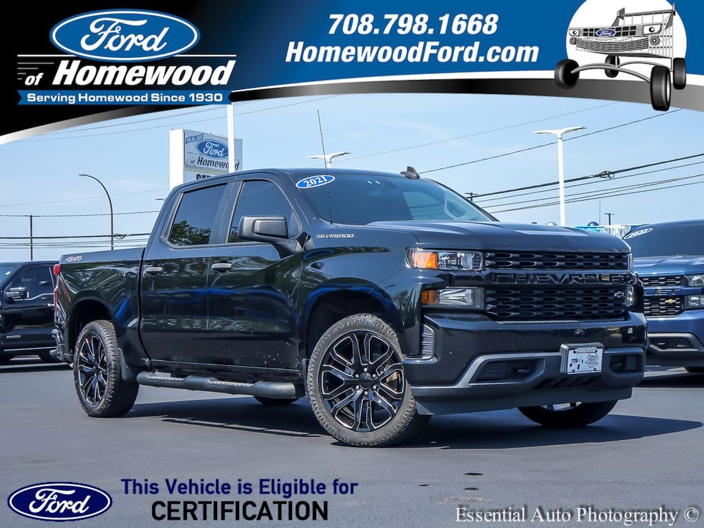 Certified 2021 Chevrolet Silverado 1500 Custom Truck