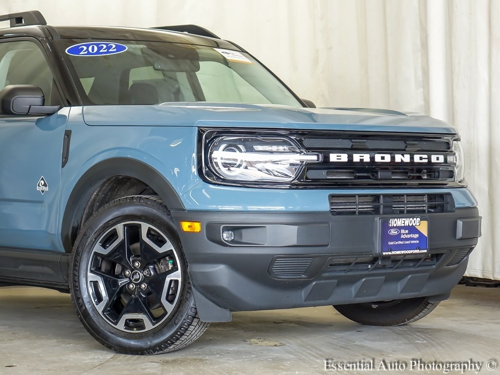 Certified 2022 Ford Bronco Sport Outer Banks with VIN 3FMCR9C62NRD01590 for sale in Homewood, IL