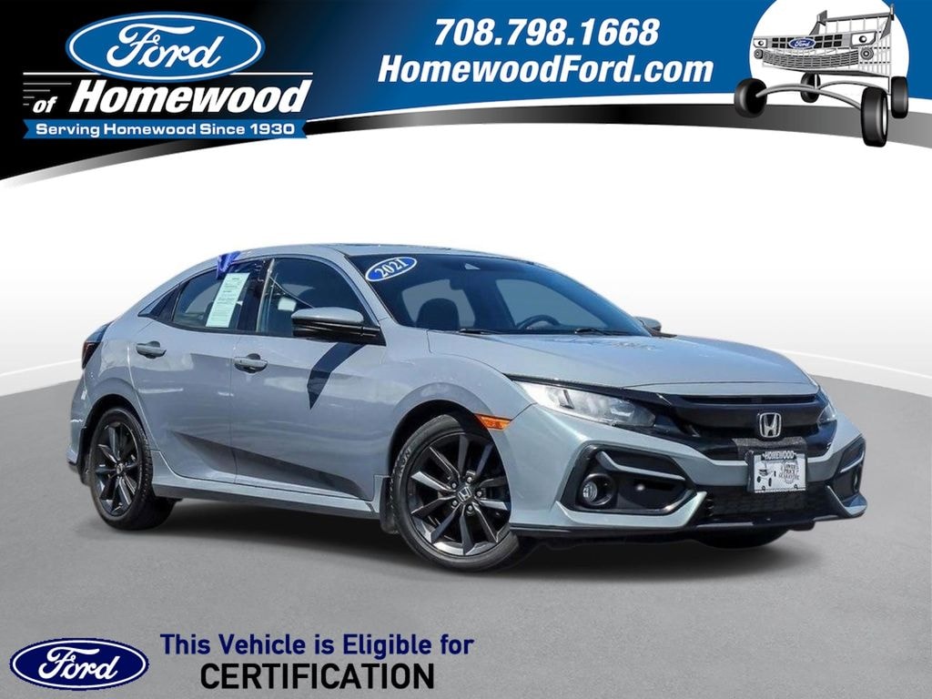 Certified 2021 Honda Civic EX Hatchback