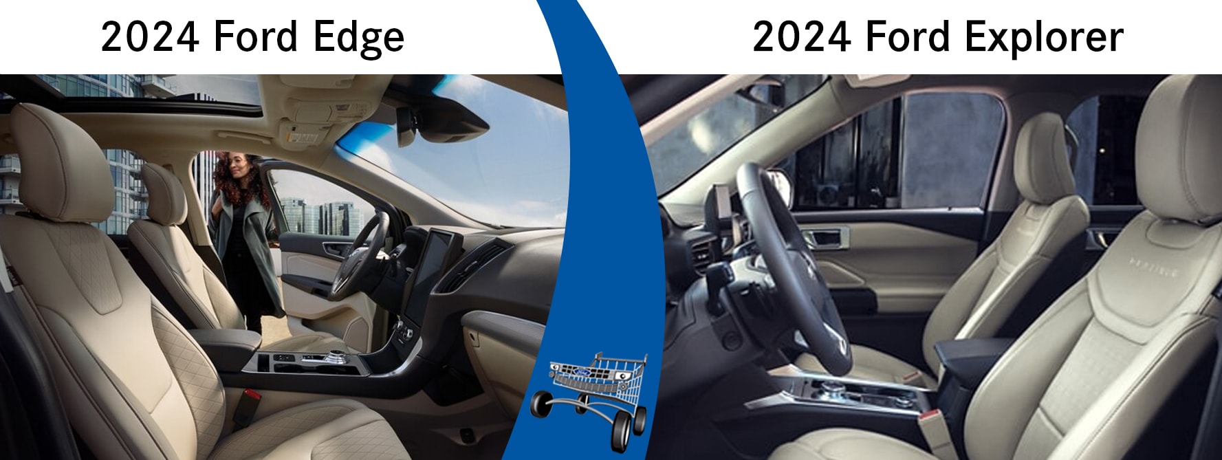 2024 ford edge vs the 2024 ford explorer