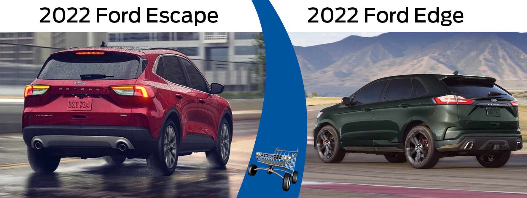 Exterior Differences Between the 2022 Ford Escape & 2022 Ford Edge