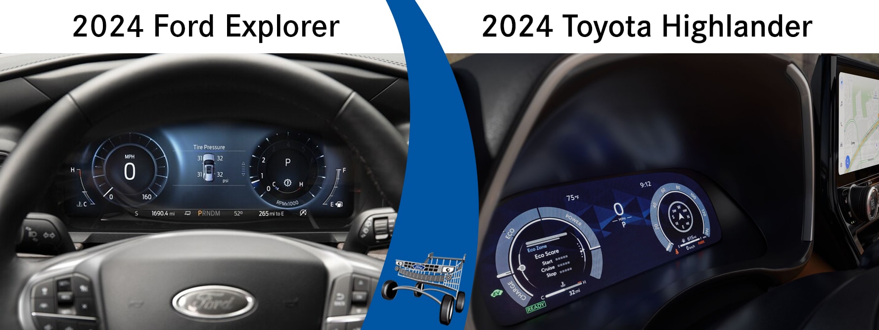 2024 Ford Explorer vs. 2024 Toyota Highlander