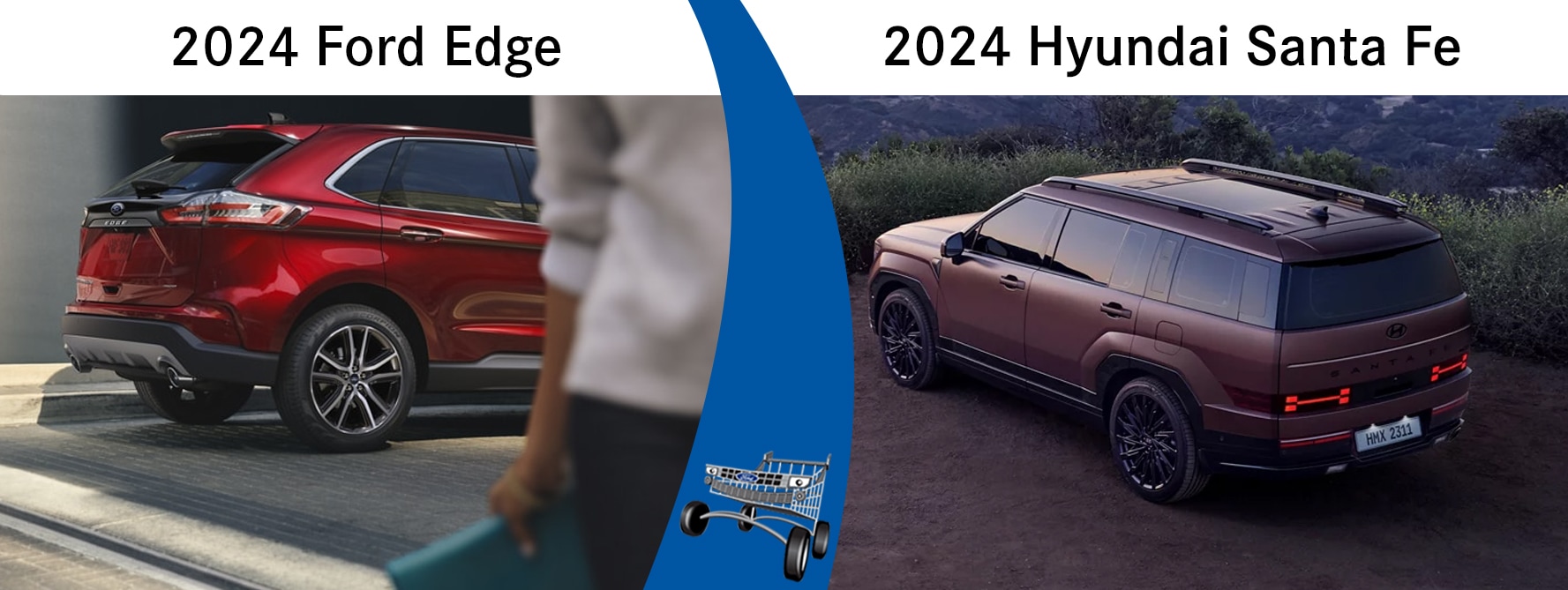 2024 Ford Edge vs the 2024 Hyundai Santa Fe