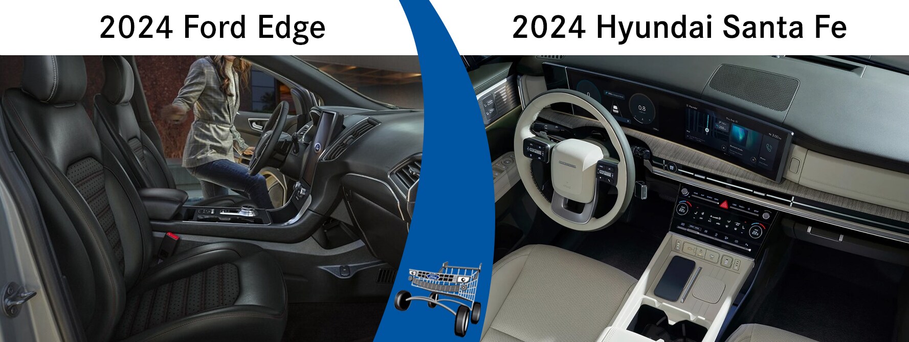 2024 Ford Edge vs the 2024 Hyundai Santa Fe