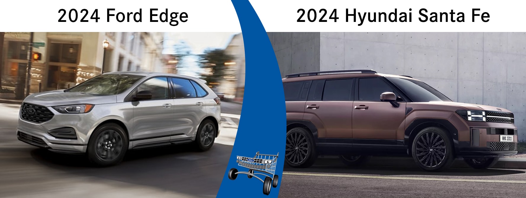 2024 Ford Edge vs the 2024 Hyundai Santa Fe