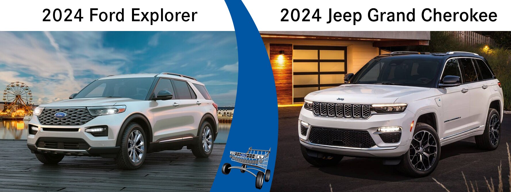 2024 Ford Explorer vs the 2024 Jeep Grand Cherokee