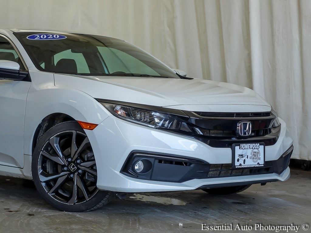 Used 2020 Honda Civic Sport with VIN 2HGFC2F86LH505715 for sale in Homewood, IL