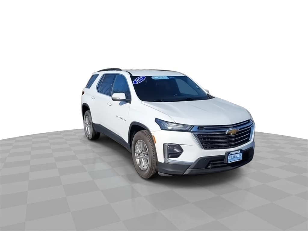 Used 2023 Chevrolet Traverse 1LT with VIN 1GNEVGKW7PJ184608 for sale in Homewood, IL