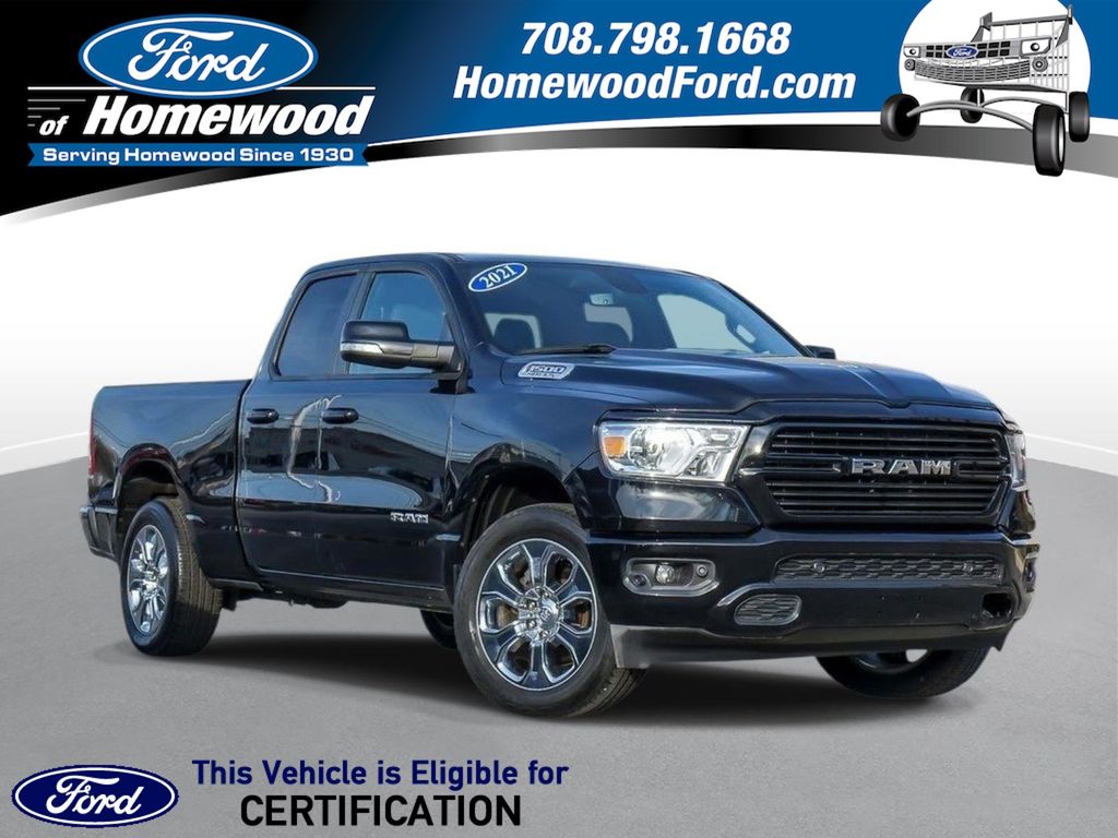 2021 RAM 1500 Big Horn/Lone Star 4x4 Quad Cab 6'4's photo