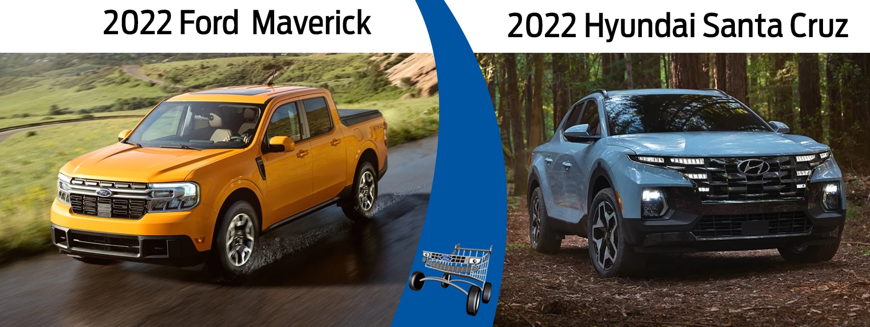 2022 Ford Maverick vs. 2022 Hyundai Santa Cruz at a Glance