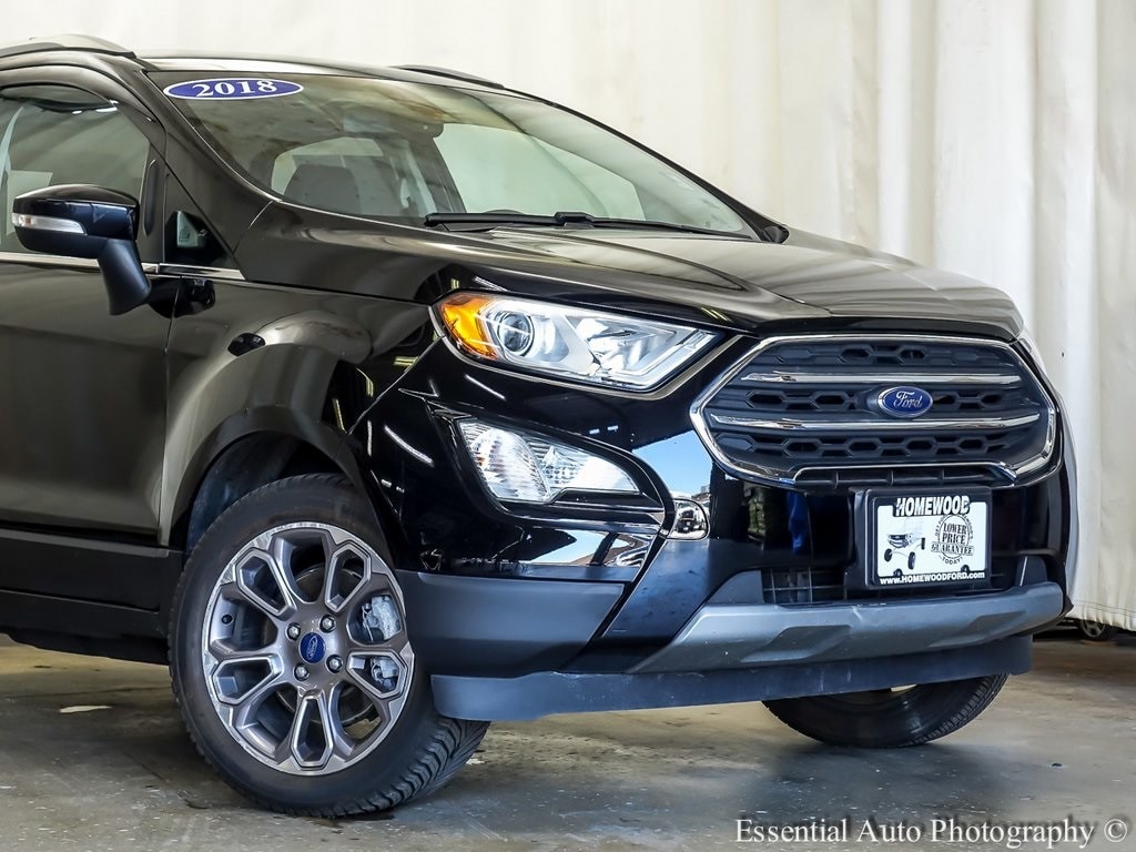 Used 2018 Ford Ecosport Titanium with VIN MAJ6P1WL9JC181490 for sale in Homewood, IL