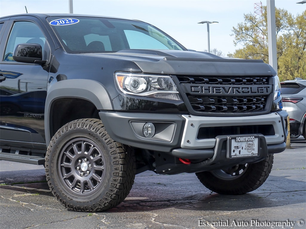 Certified 2022 Chevrolet Colorado ZR2 with VIN 1GCGTEENXN1164106 for sale in Homewood, IL