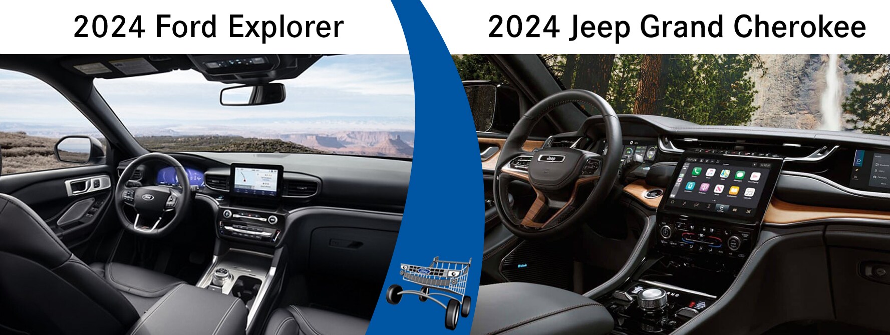2024 Ford Explorer vs the 2024 Jeep Grand Cherokee