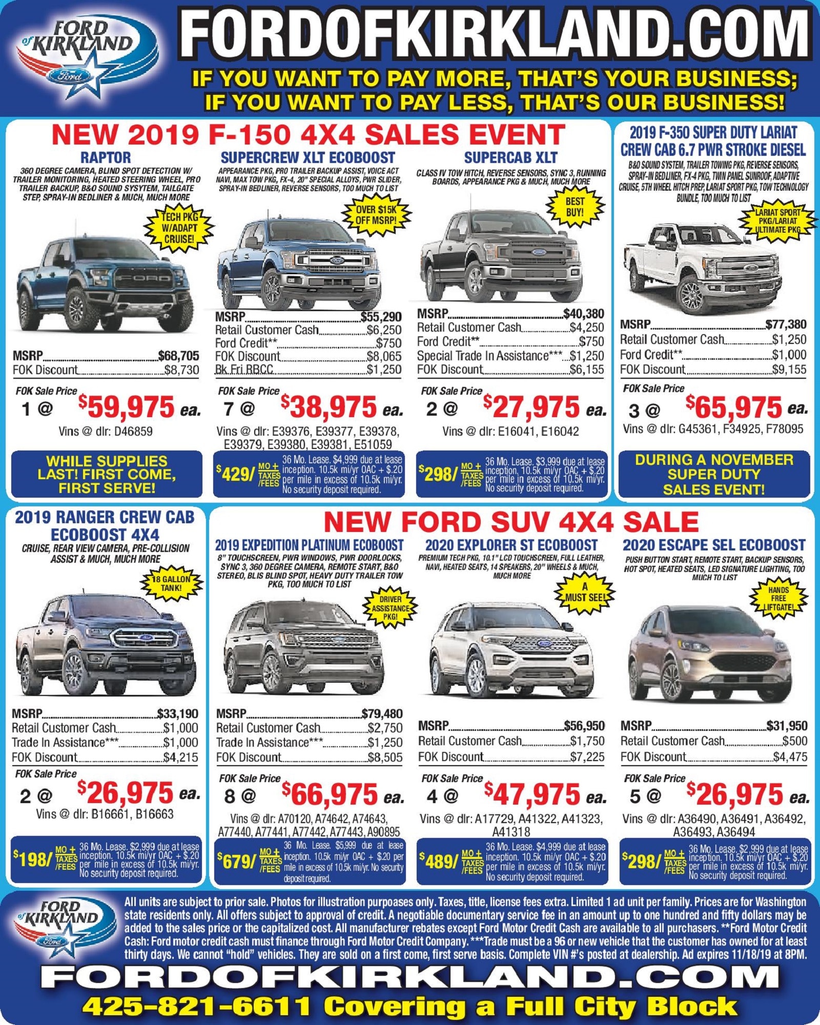 Ford of Kirkland Ford Truck Month Sales Event Ford New and Used