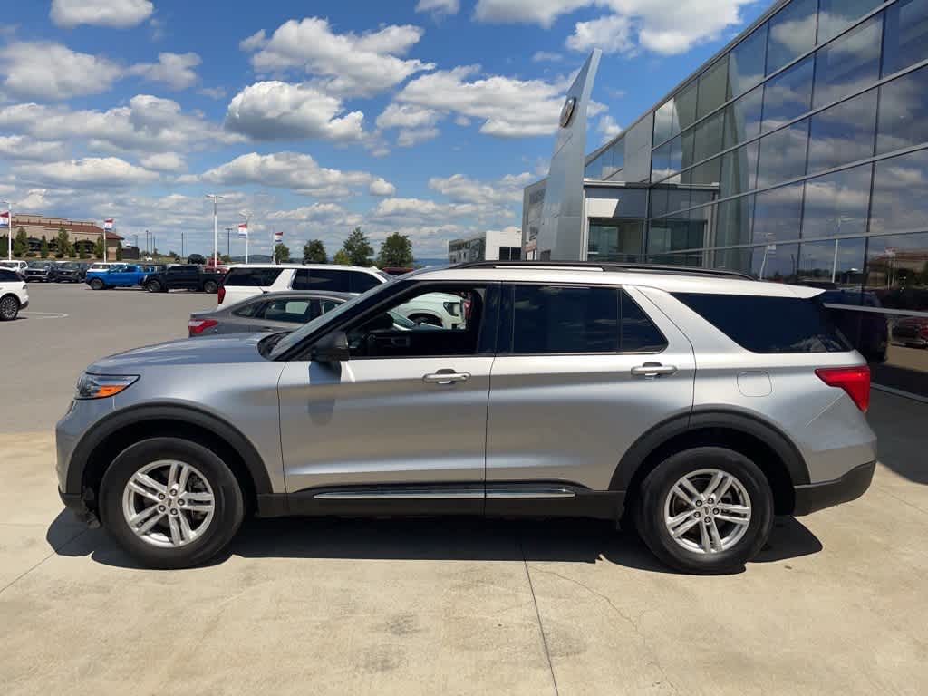 Used 2021 Ford Explorer XLT with VIN 1FMSK8DH2MGB23227 for sale in Morgantown, WV