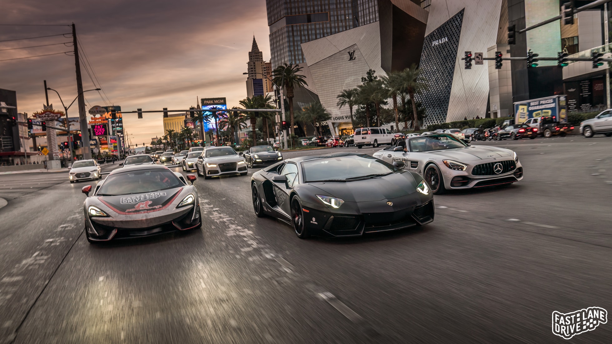 FAST LANE DRIVE LAS VEGAS RALLY MCLAREN SAN DIEGO O Gara Coach