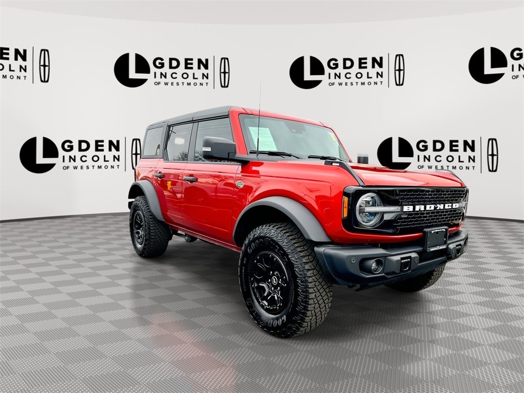 Used 2023 Ford Bronco 4-Door Wildtrak with VIN 1FMEE5DP0PLC08086 for sale in Westmont, IL
