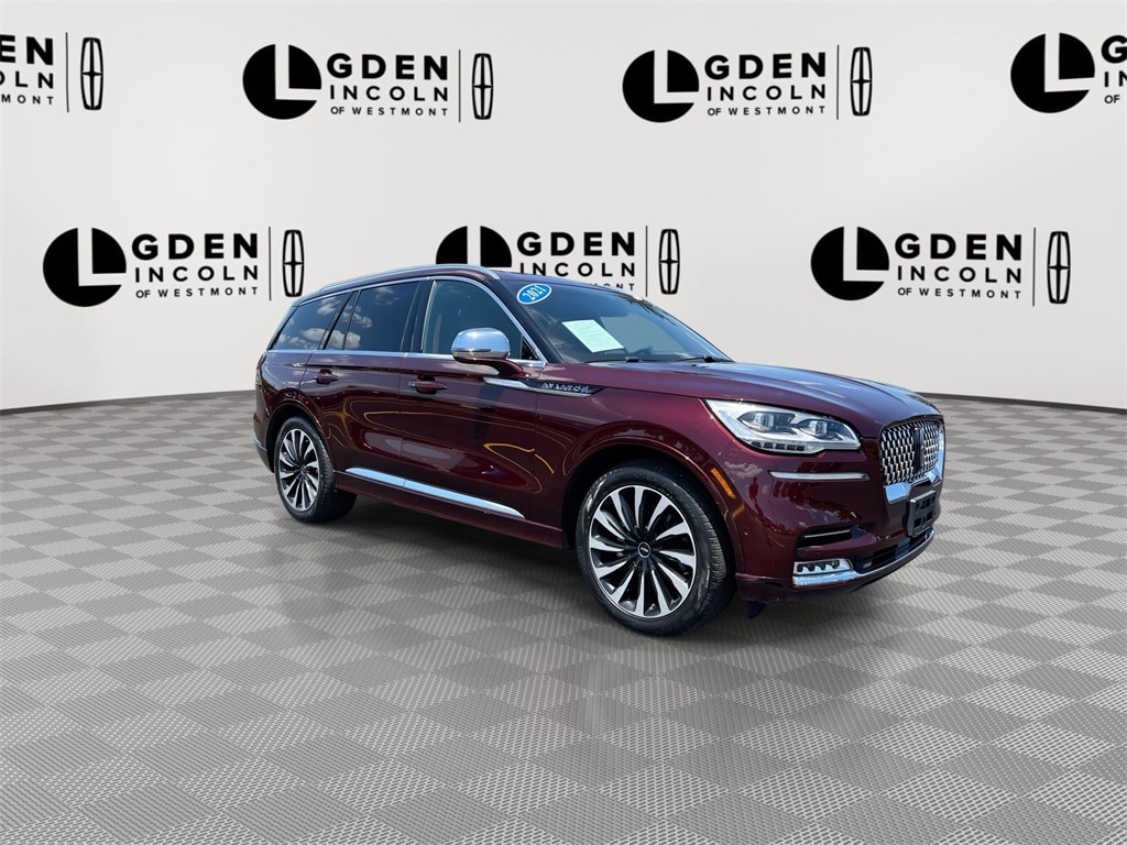 Used 2021 Lincoln Aviator Black Label Grand Touring with VIN 5LMYJ9YY9MNL02080 for sale in Westmont, IL