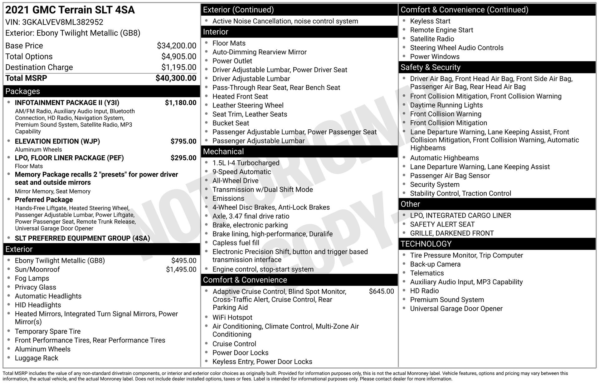 2021 GMC Terrain SLT AWD's photo