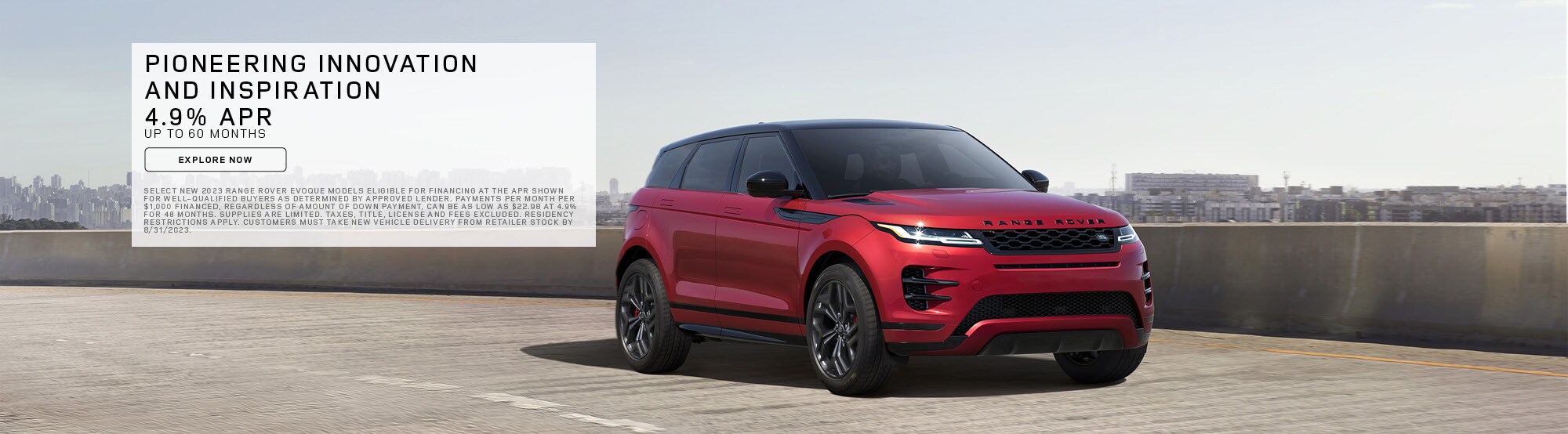Land Rover® Range Rover Evoque Finance & Lease Offers Solon OH