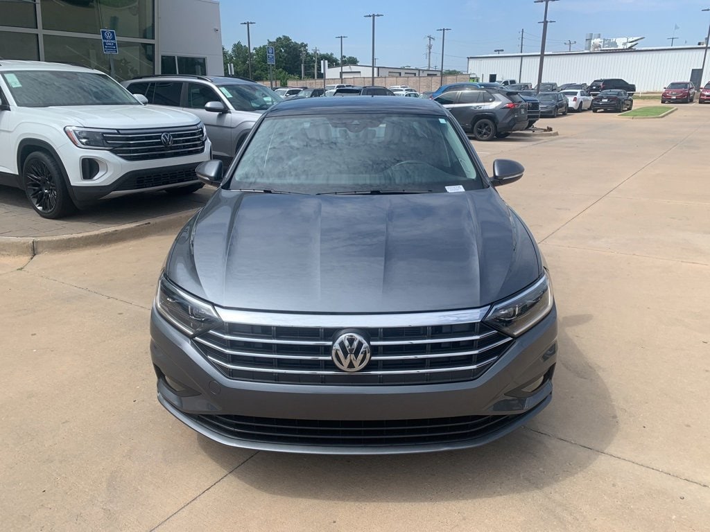 Used 2021 Volkswagen Jetta SEL Premium with VIN 3VWG57BU8MM001258 for sale in Oklahoma City, OK