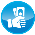 cash in hand icon