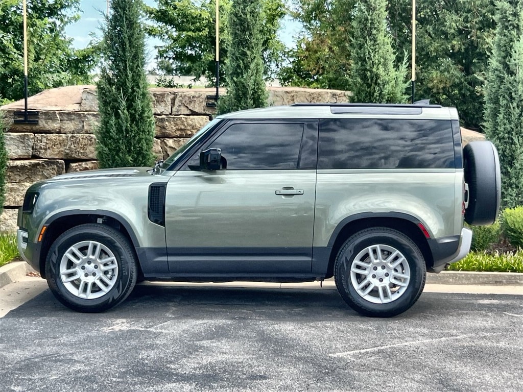 Certified 2023 Land Rover Defender S with VIN SALEJ6EX1P2239169 for sale in Tulsa, OK