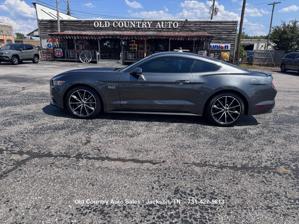 Gray 2016 Ford Mustang Coupe Rear-Wheel Drive Automatic