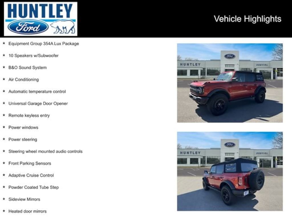 Used 2023 Ford Bronco Wildtrak SUV