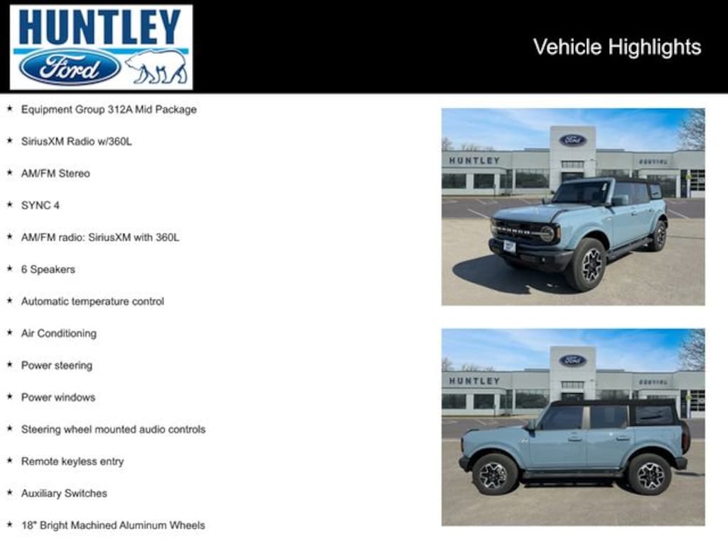 Used 2022 Ford Bronco Outer Banks SUV