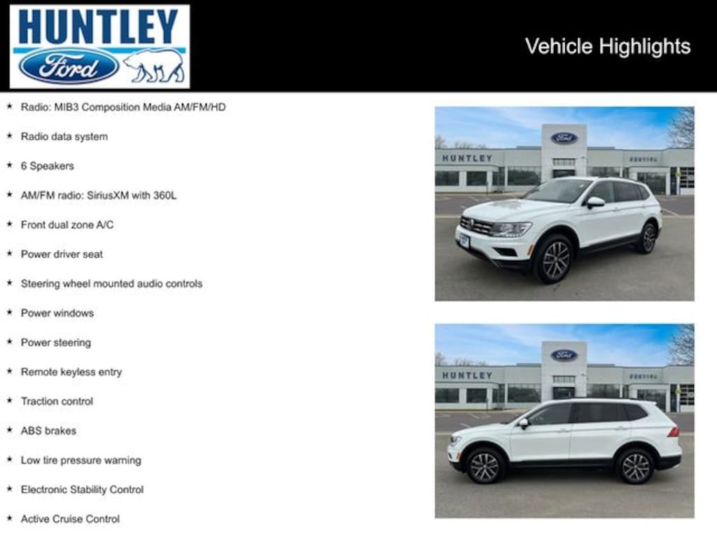 Used 2021 Volkswagen Tiguan 2.0T SE SUV