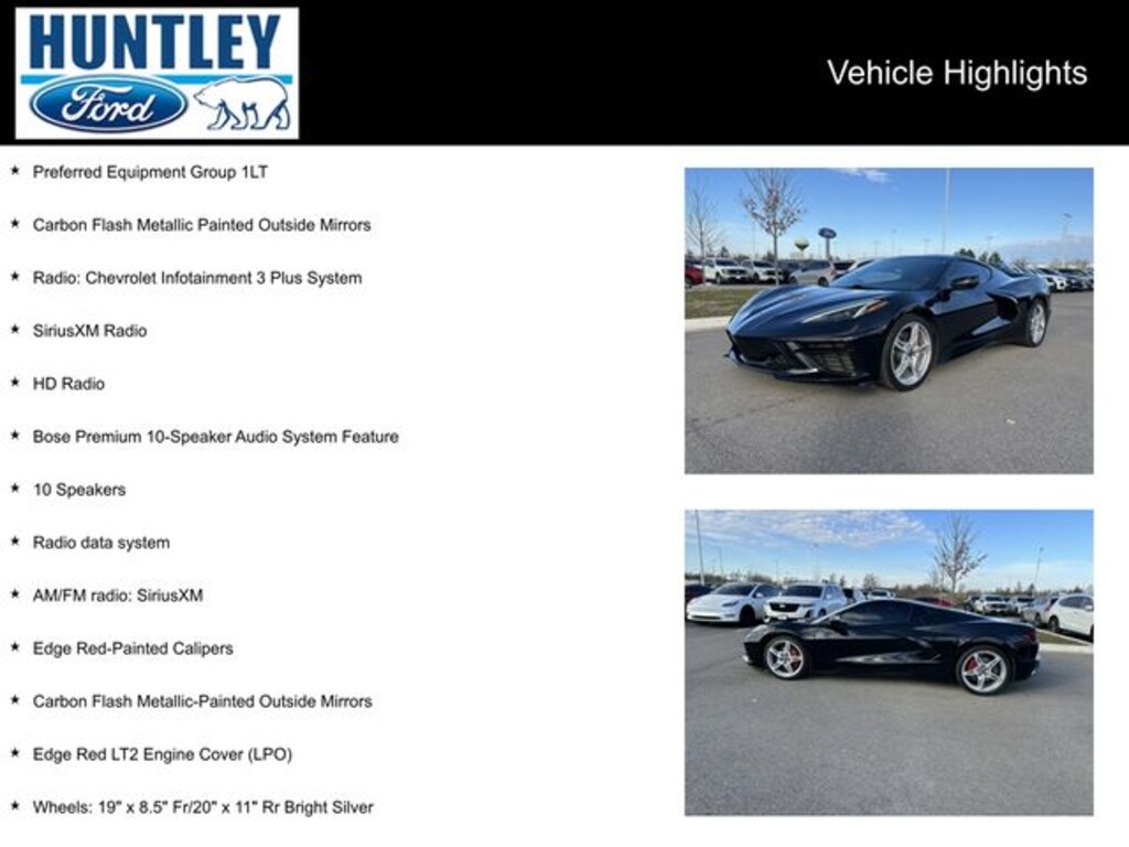 Used 2021 Chevrolet Corvette Stingray Stingray Coupe