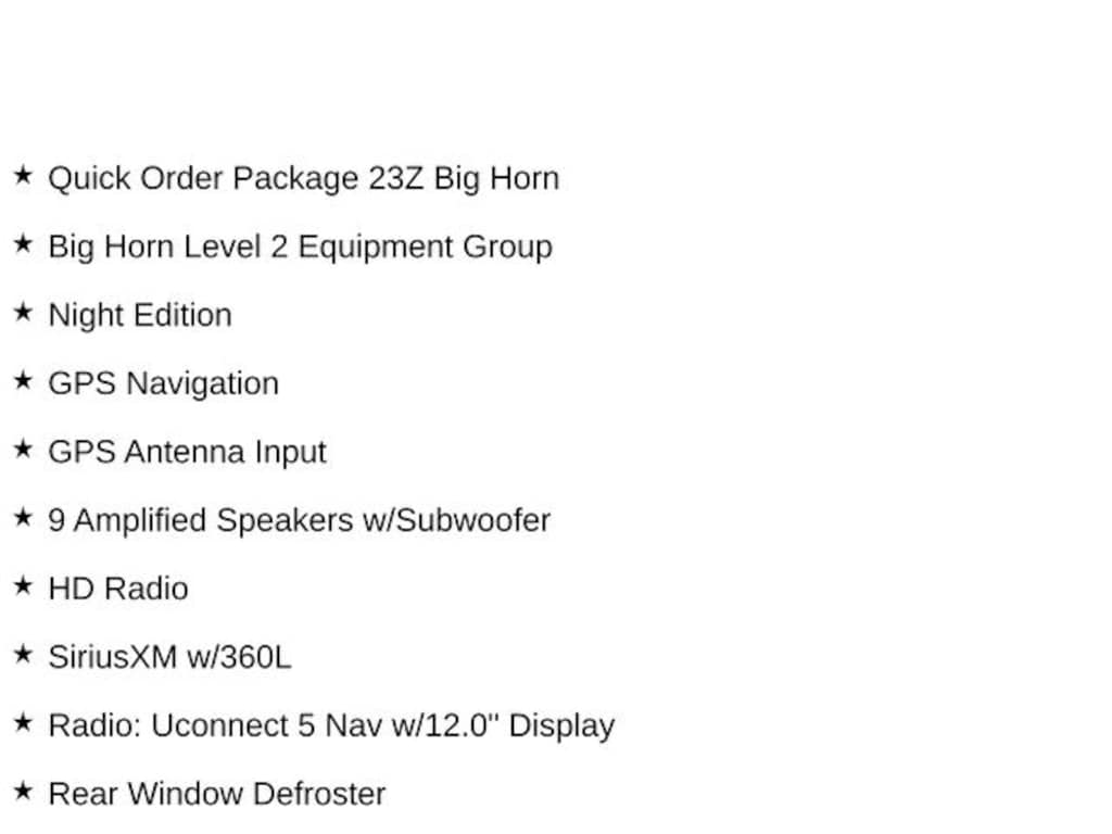 Used 2025 Ram 1500 Big Horn/Lone Star Truck Crew Cab