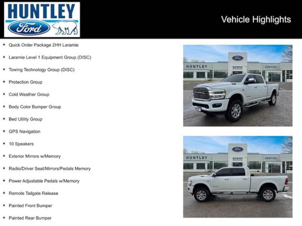 Used 2021 Ram 2500 Laramie Truck Crew Cab