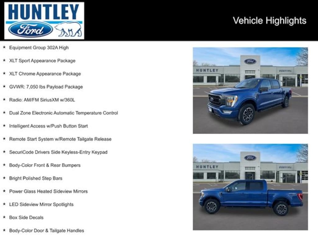 Used 2022 Ford F-150 XLT Truck SuperCrew Cab