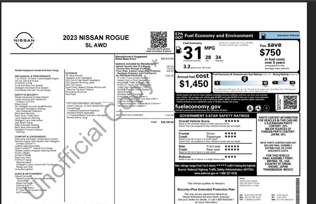 Used 2023 Nissan Rogue SL with VIN 5N1BT3CB7PC817789 for sale in Skokie, IL