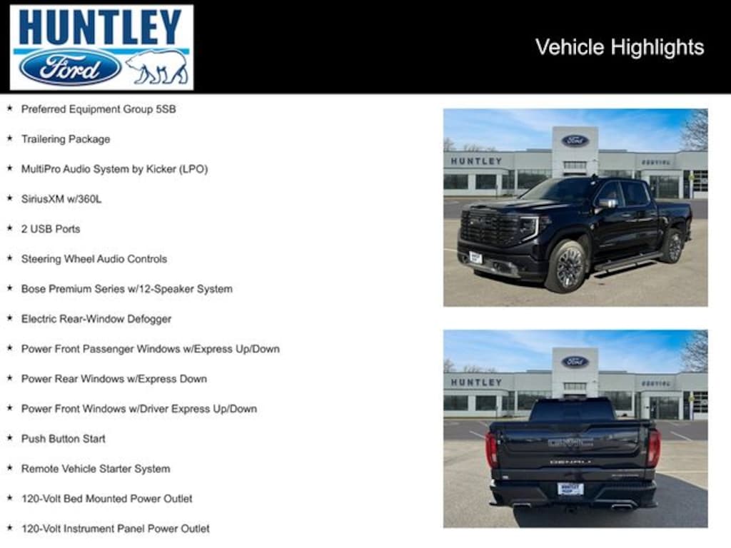 Used 2023 GMC Sierra 1500 Denali Ultimate Truck Crew Cab