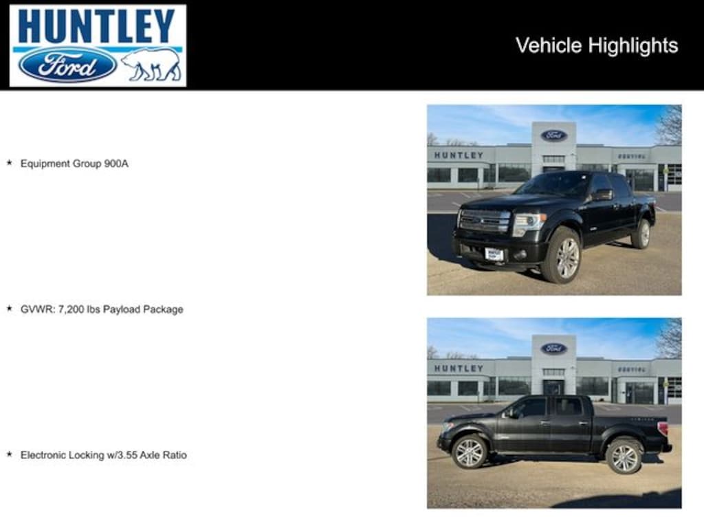 Used 2014 Ford F-150 Limited Truck SuperCrew Cab