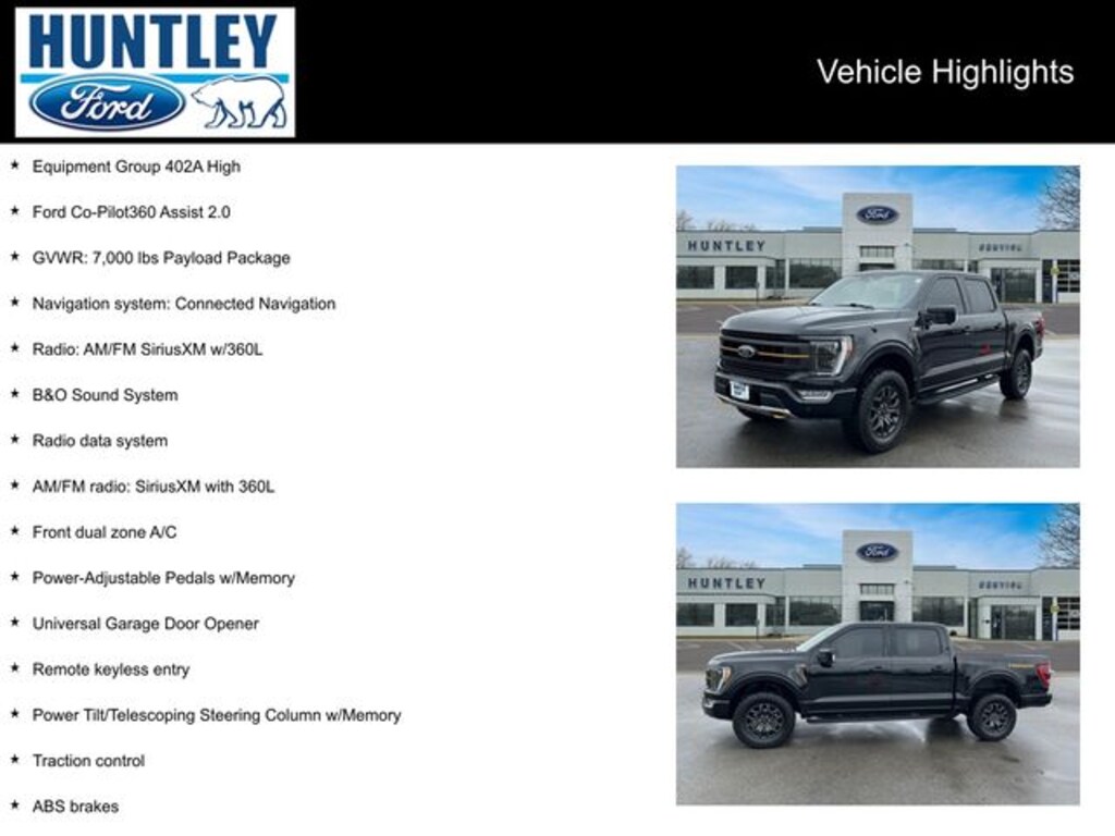 Used 2023 Ford F-150 Tremor Truck SuperCrew Cab