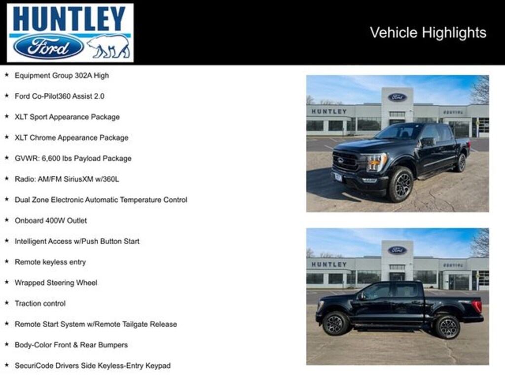 Used 2023 Ford F-150 XLT Truck SuperCrew Cab