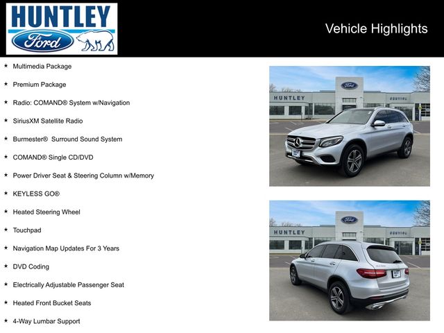 Used 2019 Mercedes-Benz GLC GLC300 with VIN WDC0G4KB2KF660360 for sale in Skokie, IL