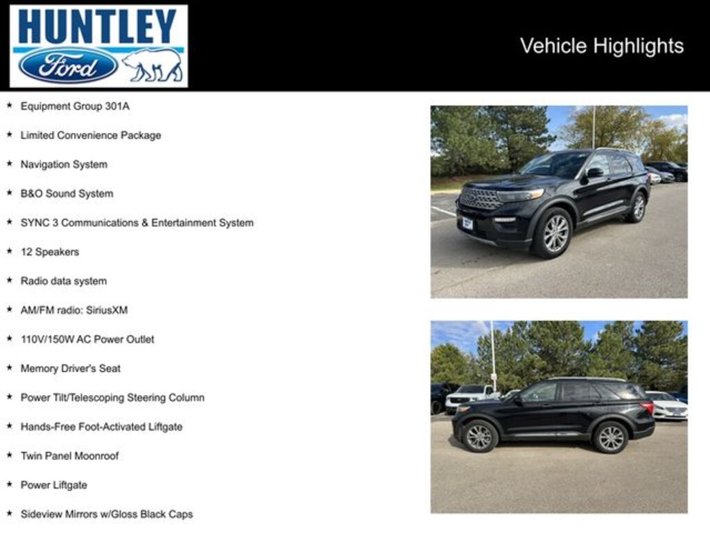 Used 2022 Ford Explorer Limited SUV