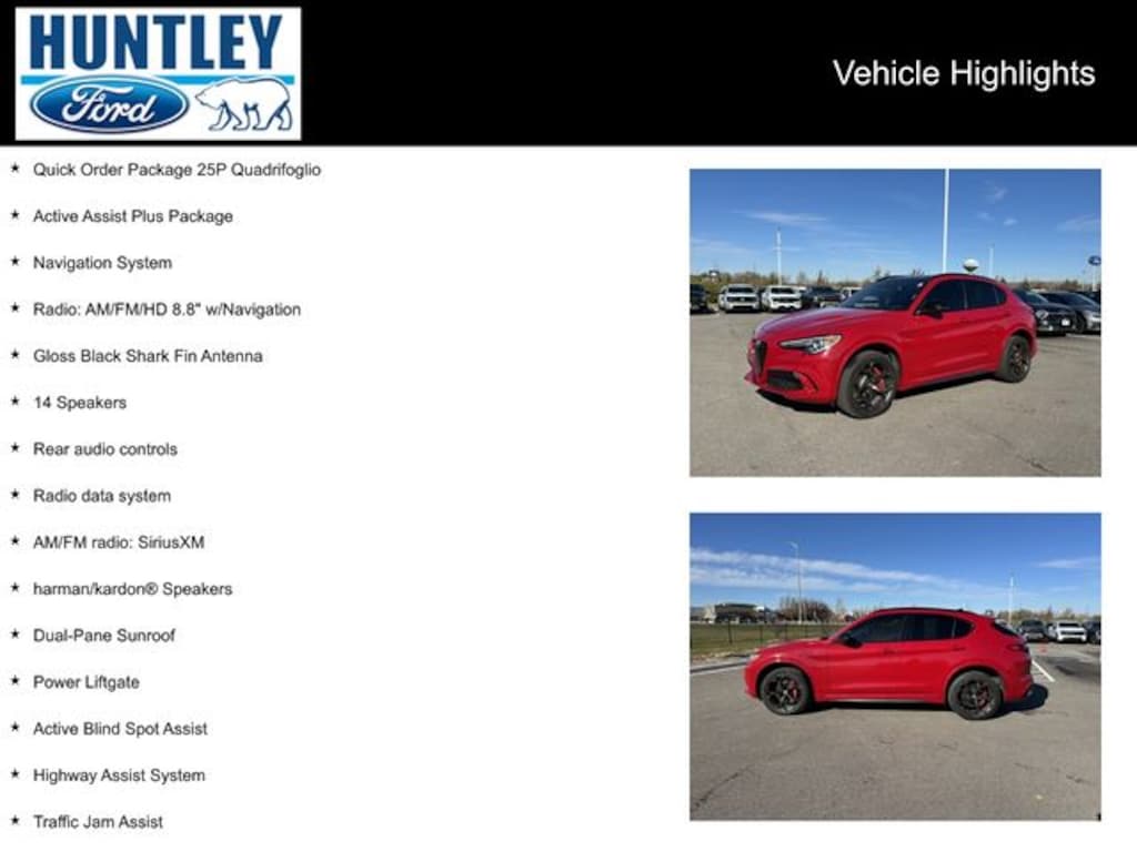 Used 2022 Alfa Romeo Stelvio Quadrifoglio SUV