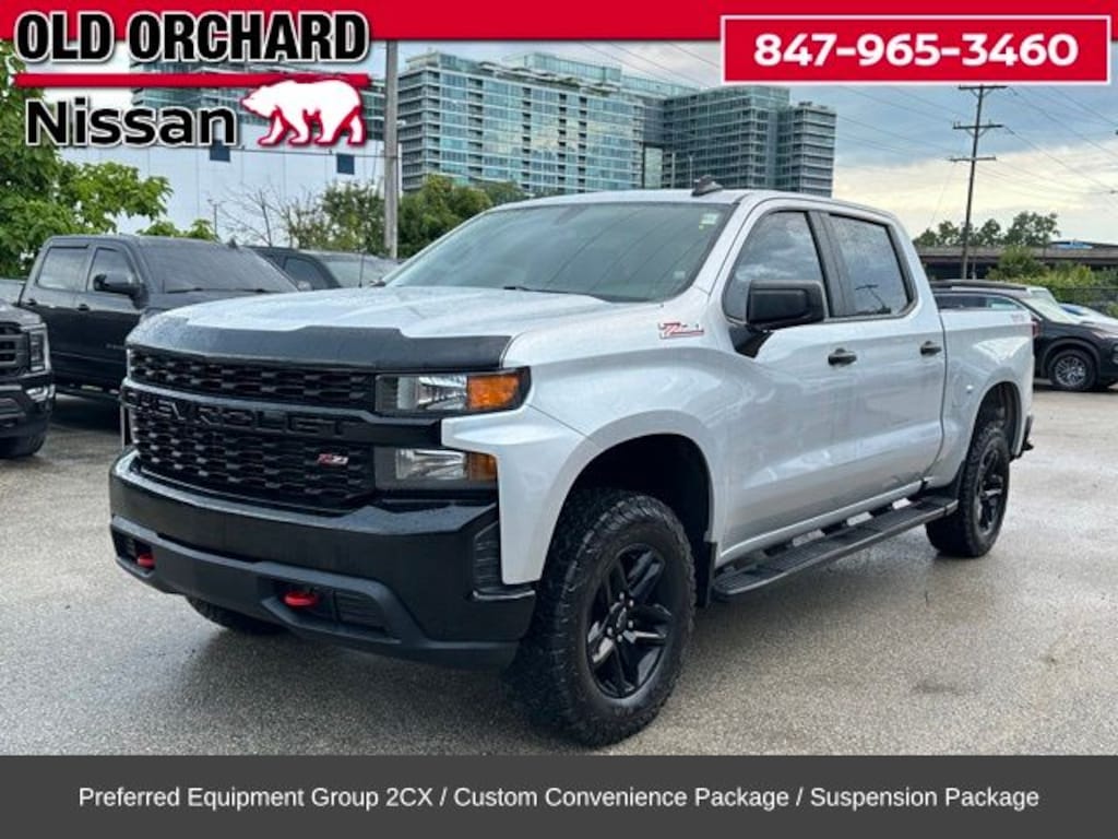 Used 2020 Chevrolet Silverado 1500 Custom Trail Boss Truck Crew Cab