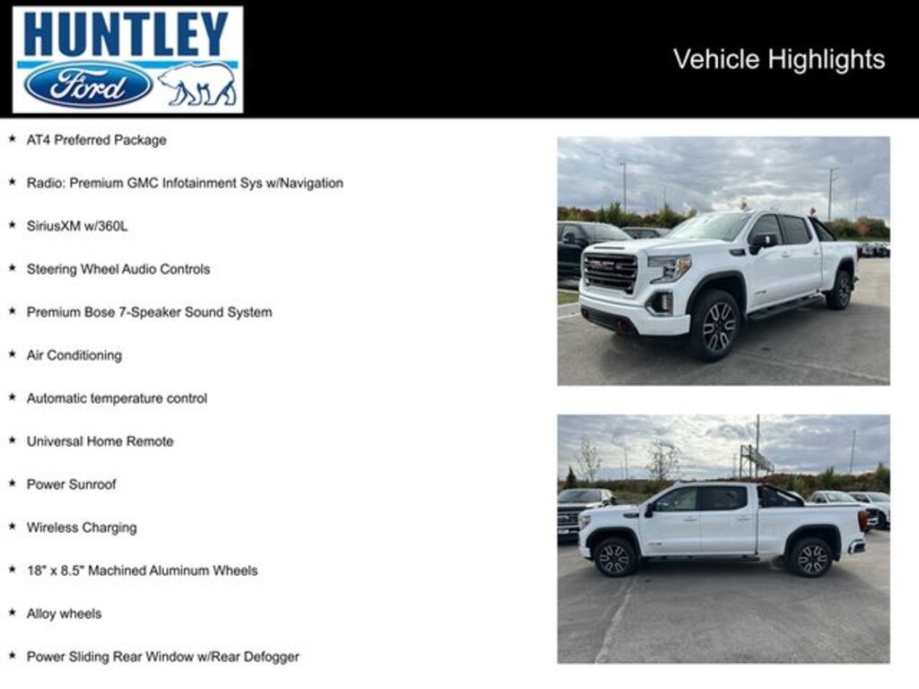 Used 2020 GMC Sierra 1500 AT4 Truck Crew Cab