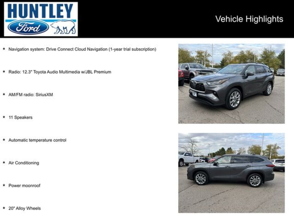 Used 2023 Toyota Highlander Hybrid Limited SUV