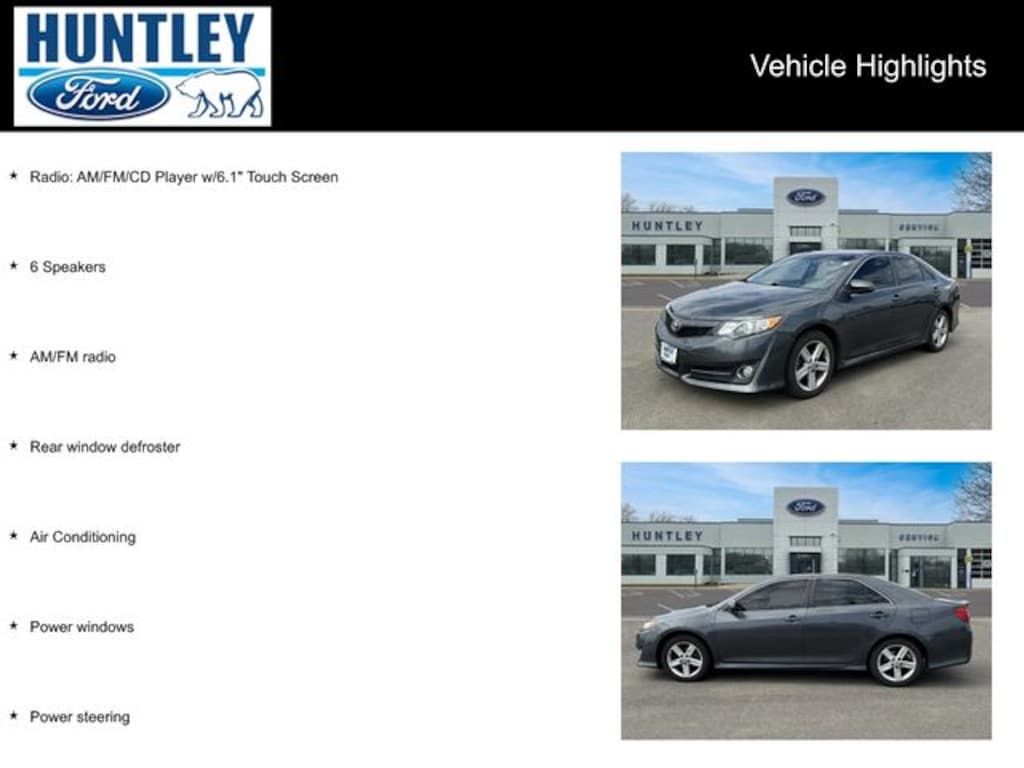 Used 2013 Toyota Camry  Sedan