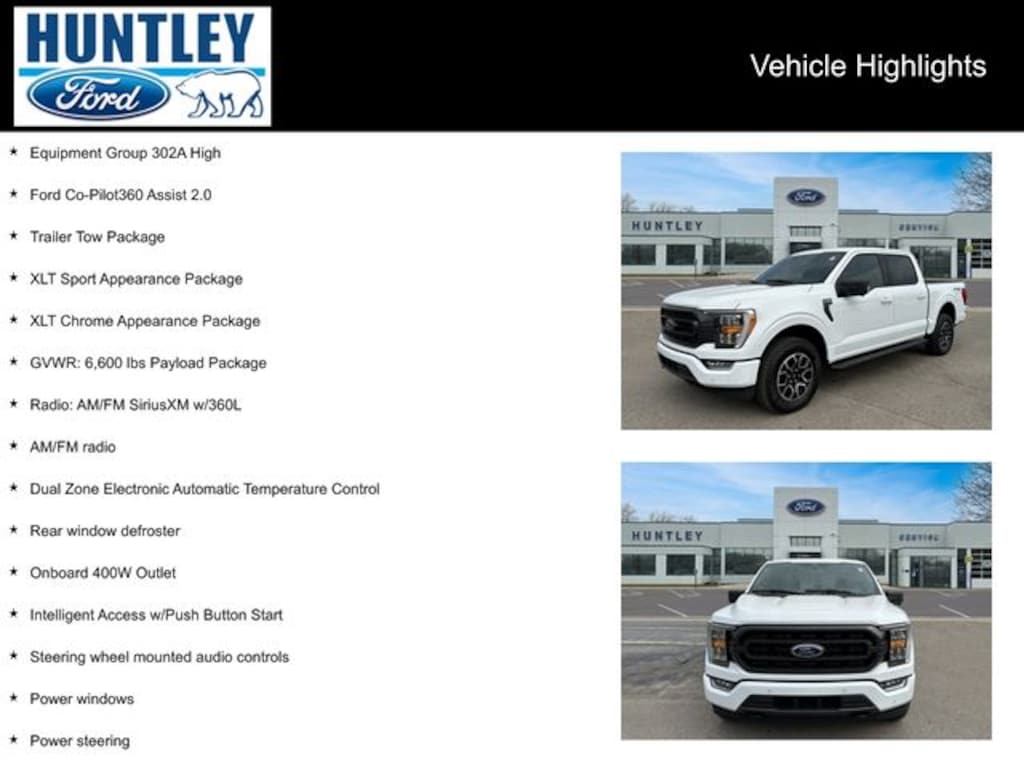 Used 2023 Ford F-150 XLT Truck SuperCrew Cab